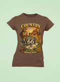 Country Route 66 Mother Road Farm Life Graphic Tee